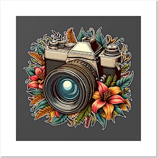 Floral Camera Posters and Art